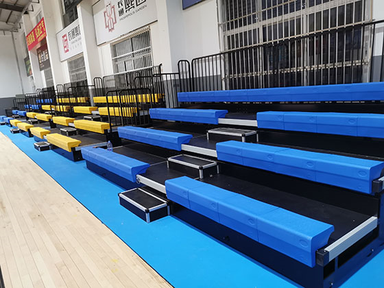 前置式平靠背座椅伸缩看台（电动 / 手动）