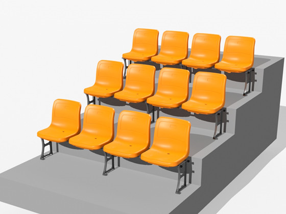 中空吹塑立装座椅-高靠背